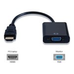 کابل مبدل hdmi به vga 2114 micro usb power black hdmi MAXGO - تصویر 2