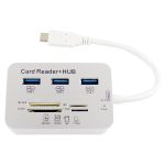هاب USB 3 و رم ریدر (کارت خوان) USB TYPE-C