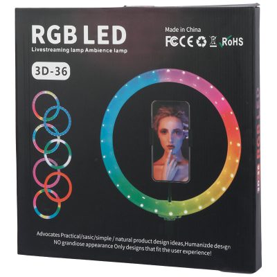 رینگ لایت مدل rgb 3d-36