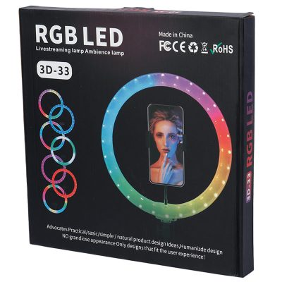 رینگ لایت مدل rgb 3d-33