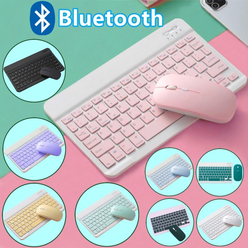 ماوس و کیبورد بلوتوثی قابل شارژ مدل kit mouse and keyboard