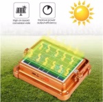 پروژکتور خورشیدی شارژی و چراغ پارکی سیار مدل Solar Light (ضدآب و پاوربانک‌دار) - Image 2