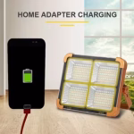 پروژکتور خورشیدی شارژی و چراغ پارکی سیار مدل Solar Light (ضدآب و پاوربانک‌دار) - Image 3
